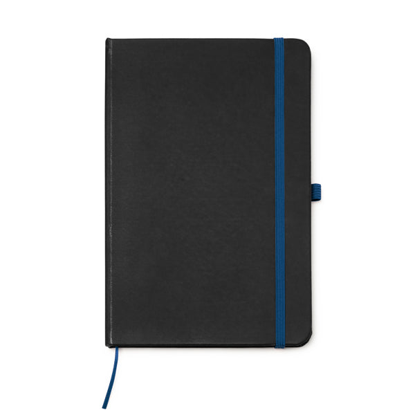 Bloc de notas A5 con tapa rígida de PU negro | PIANA (NB7987)
