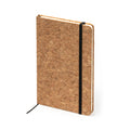 Bloc de notas A5 con tapa rígida de corcho natural | ANDROS (NB7988)