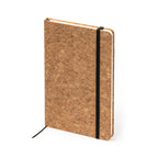 Bloc de notas A5 con tapa rígida de corcho natural | ANDROS (NB7988)