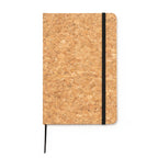 Bloc de notas A5 con tapa rígida de corcho natural | ANDROS (NB7988)