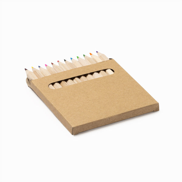 Set de 12 lápices de colores de madera en caja de | KOEL (LA7996)