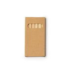Set de 6 lápices de madera en caja de cartón | AMAZONIA (HW8001)