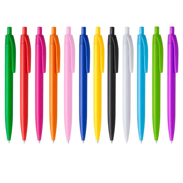 Bolígrafo de ABS con pulsador en color a conjunto | STIX (HW8010)
