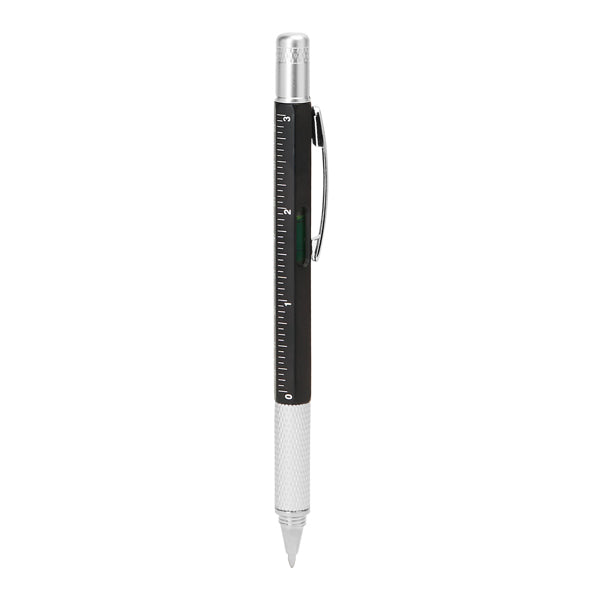 Bolígrafo giratorio multi-herramienta 4 en 1, con | KANCHAN (HW8024)