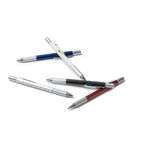 Bolígrafo giratorio multi-herramienta 4 en 1, con | KANCHAN (HW8024)