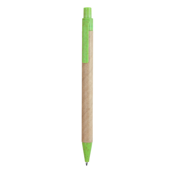 Bolígrafo pulsador hecho en cartón reciclado, con | GROVE (HW8029)