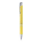 Bolígrafo pulsador de fibra de trigo y ABS con | HAYEDO (HW8030)