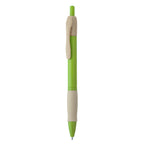 Bolígrafo pulsador de fibra de trigo y ABS con | HANA (HW8032)