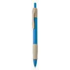 Bolígrafo pulsador de fibra de trigo y ABS con | HANA (HW8032)