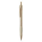 Bolígrafo pulsador de fibra de trigo y ABS con | HANA (HW8032)