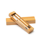 Set bolígrafo y portaminas con cuerpo elaborado | KIOTO (HW8036)