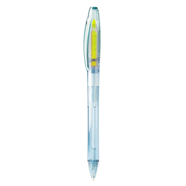 Bolígrafo marcador 2 en 1 con diseño translúcido, | ARASHI (HW8048)