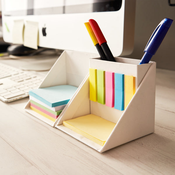 Set de escritorio de cartón en forma de cubo | DIMAS (HW8062)
