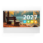 Calendario de sobremesa horizontal con anillas | FLINT (CN8066)