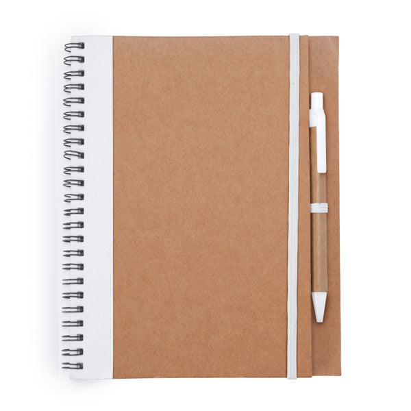 Libreta con espiral y tapa rígida de cartón | ALANI (NB8073)