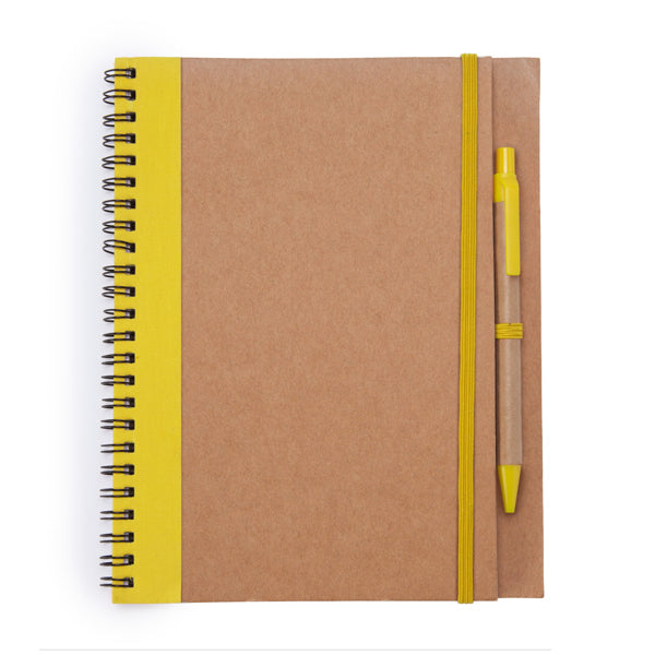 Libreta con espiral y tapa rígida de cartón | ALANI (NB8073)