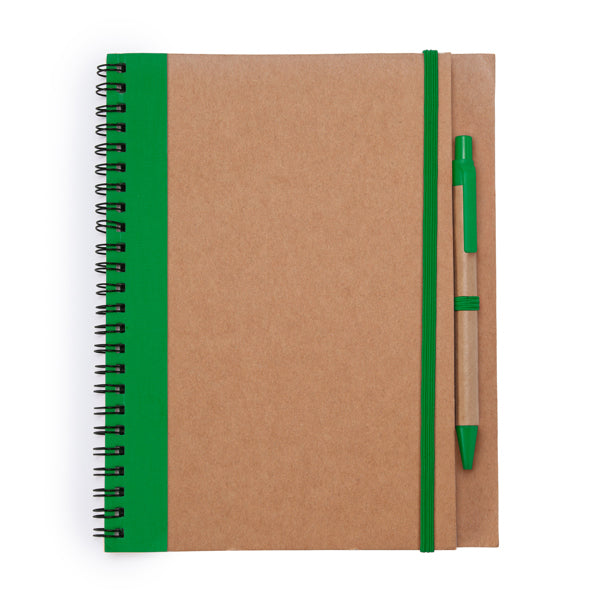 Libreta con espiral y tapa rígida de cartón | ALANI (NB8073)