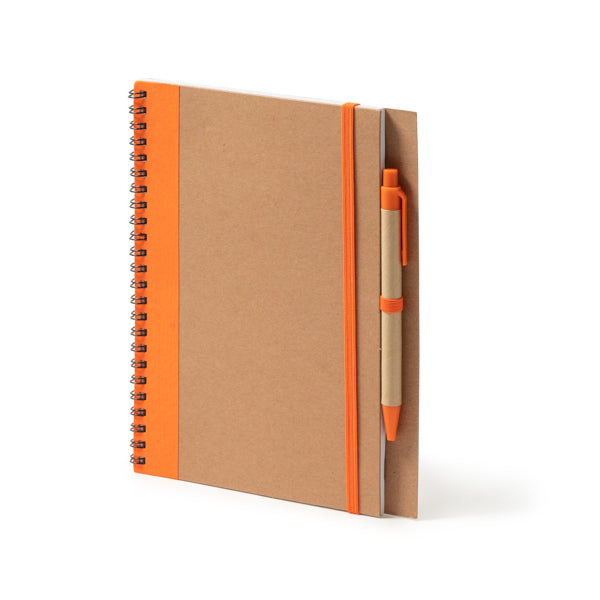 Libreta con espiral y tapa rígida de cartón | ALANI (NB8073)
