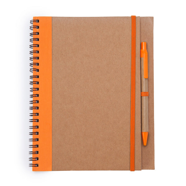 Libreta con espiral y tapa rígida de cartón | ALANI (NB8073)