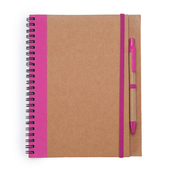 Libreta con espiral y tapa rígida de cartón | ALANI (NB8073)