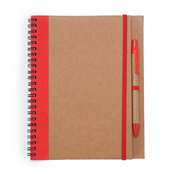 Libreta con espiral y tapa rígida de cartón | ALANI (NB8073)