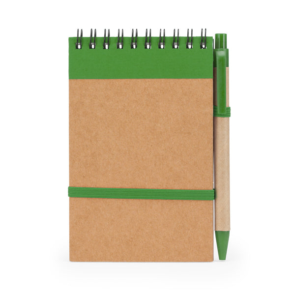 Libreta con espiral y tapa rígida de cartón | LIEN (NB8074)