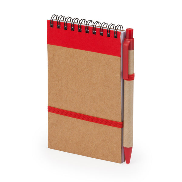 Libreta con espiral y tapa rígida de cartón | LIEN (NB8074)