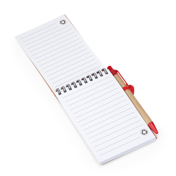 Libreta con espiral y tapa rígida de cartón | LIEN (NB8074)
