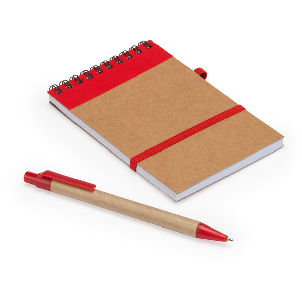 Libreta con espiral y tapa rígida de cartón | LIEN (NB8074)