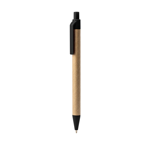 Bolígrafo con cuerpo de cartón reciclado y PLA | ALDER (BL8079)