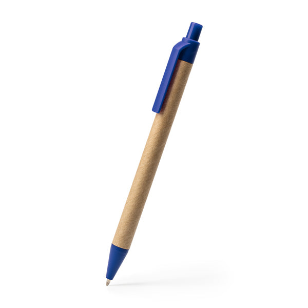 Bolígrafo con cuerpo de cartón reciclado y PLA | ALDER (BL8079)