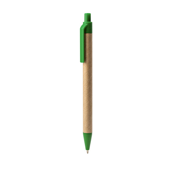 Bolígrafo con cuerpo de cartón reciclado y PLA | ALDER (BL8079)