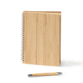 Set libreta A5 y bolígrafo de bambú | GALA (NB8082)