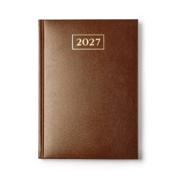 Agenda con cubierta de polipiel acolchada grabada | SELKIS (AG8083)