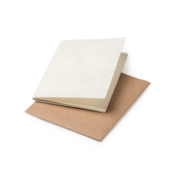 Libreta A6 con cubiertas de papel reciclado y | SAGRA (NB8086)