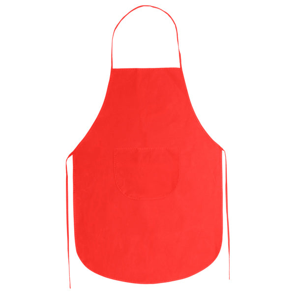 Delantal de non-woven a color con bolsillo central | KELLER (DE9130)