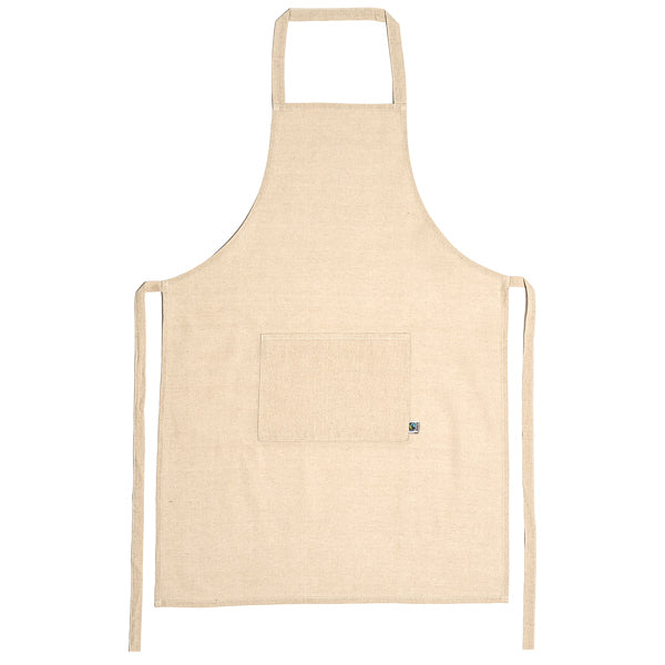 Delantal 100% algodón Fairtrade con bolsillo | TABER (DE9141)